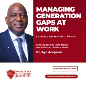 Managing Generation Gaps at Work